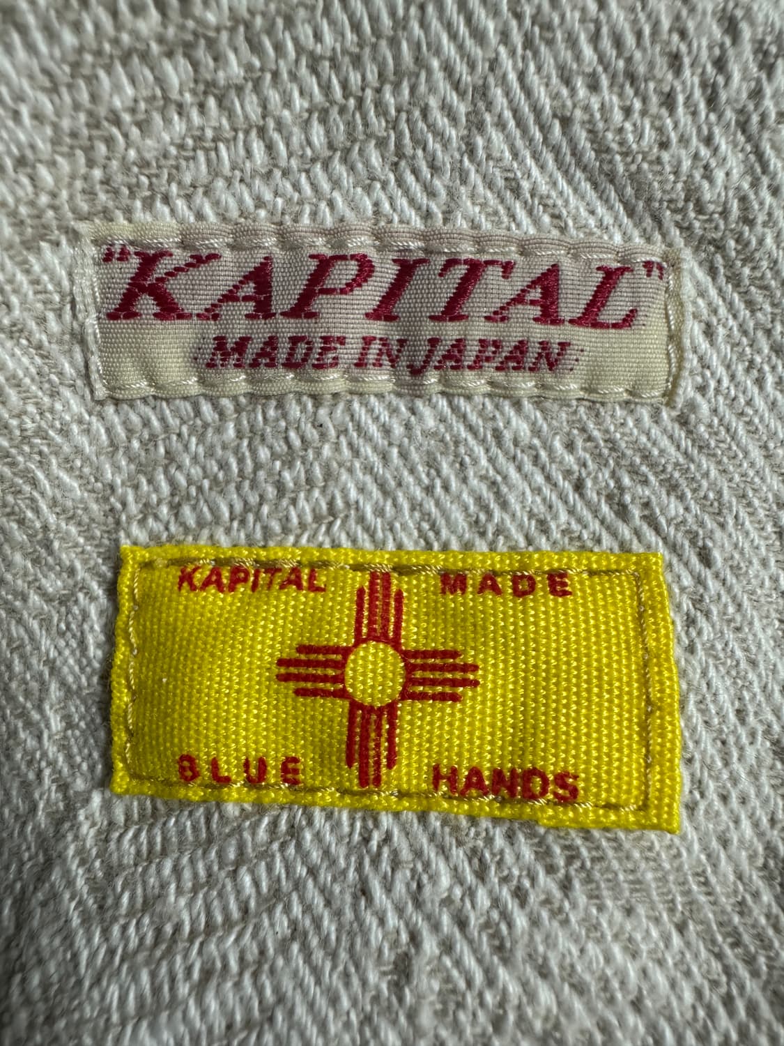 캐피탈 12oz 페더 데님 자켓 화이트 4 상품이미지3