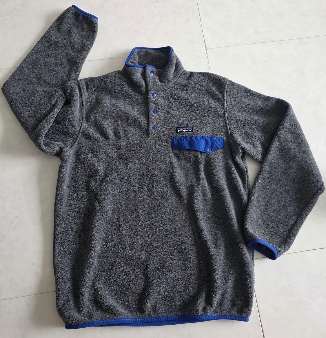 파타고니아 신칠라 라이트웨이트 니켈/블루  맨 S 상품이미지2