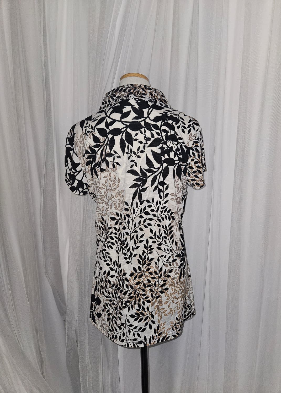 colza 빈티지 블랙보리 블라우스 상품이미지3