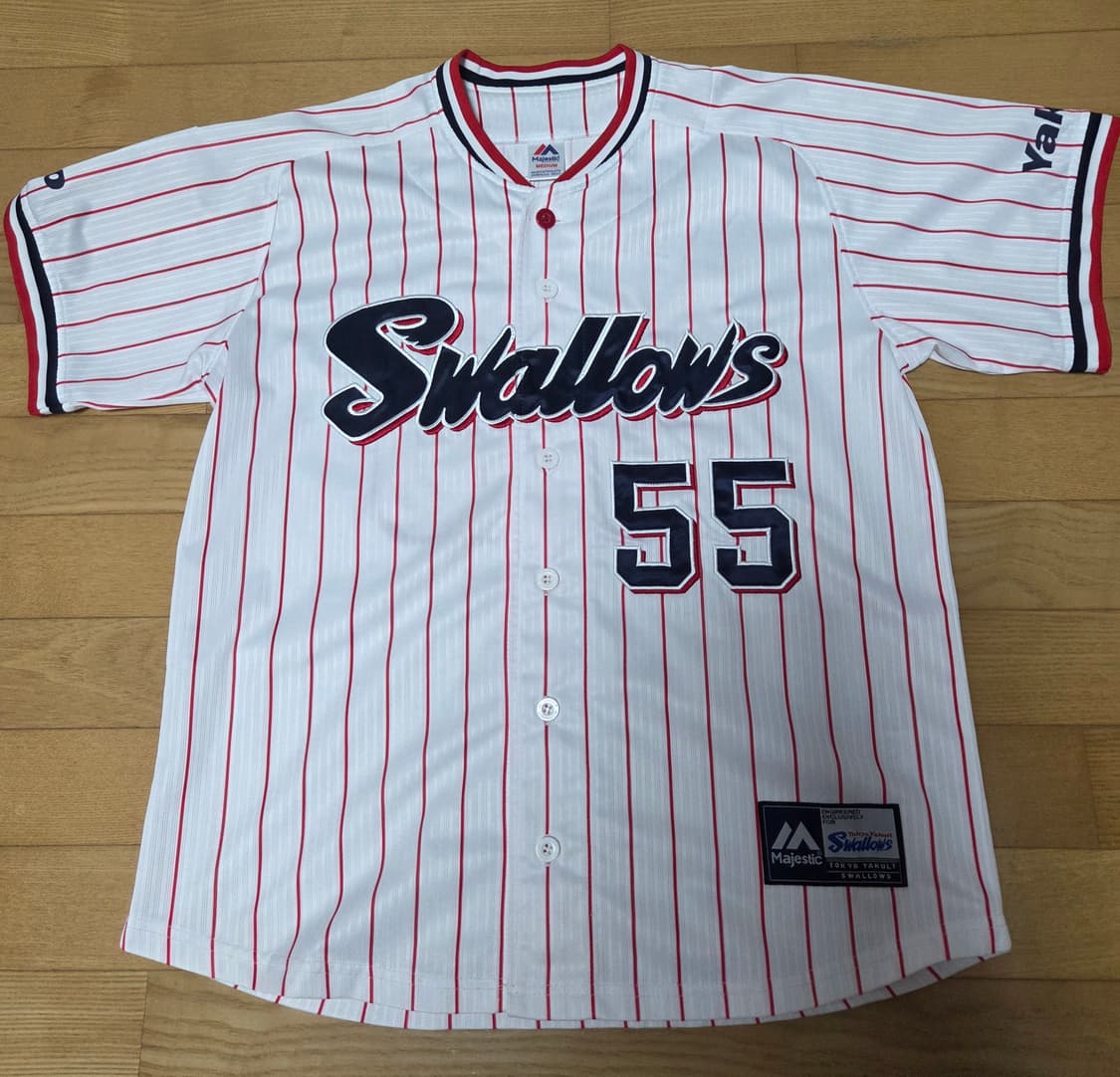 도쿄 야쿠르트 스왈로즈 무라카미 무네타카 우승 유니폼 상품이미지1