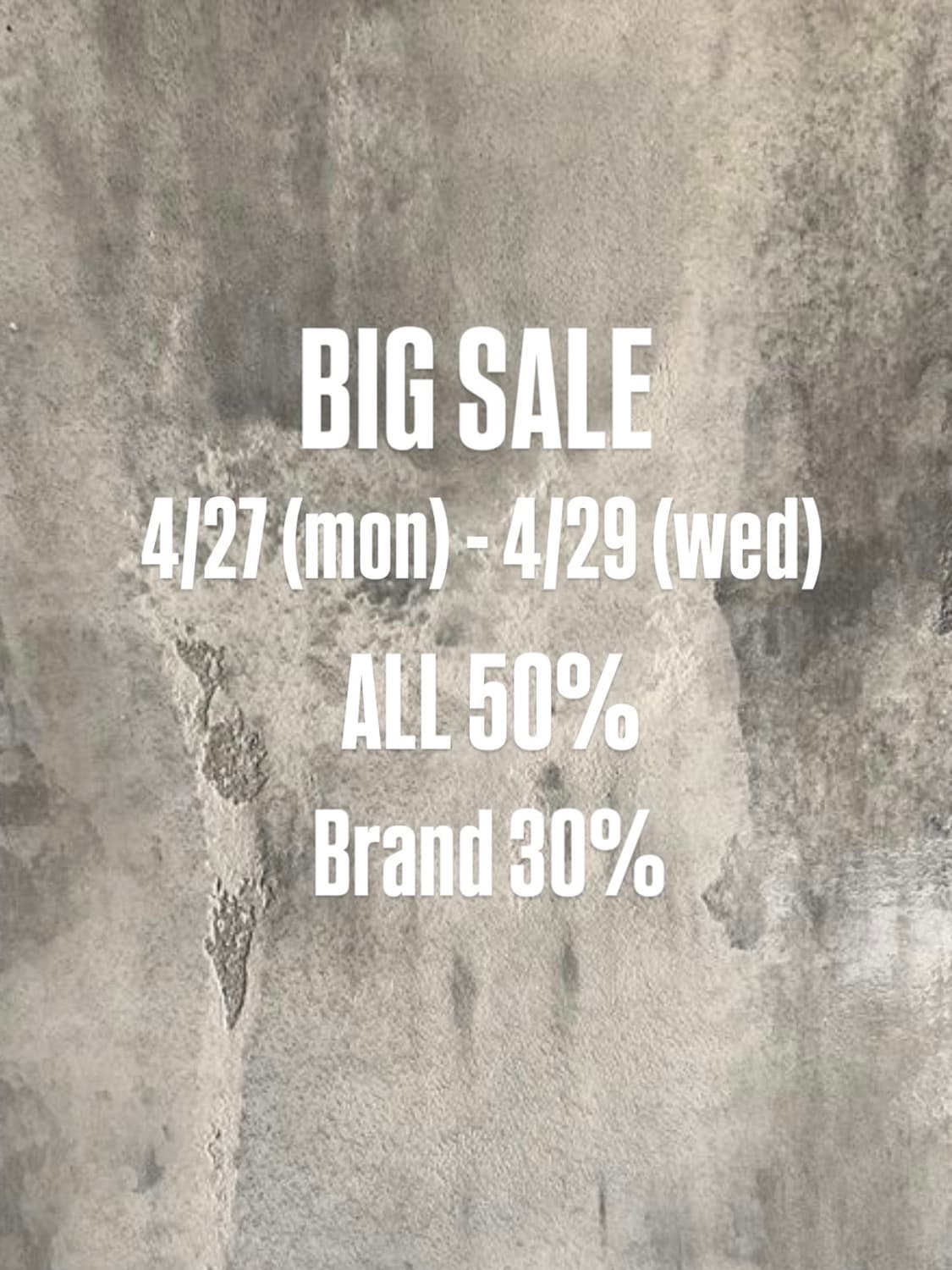 BIG SALE 4/27 - 4/29 상품이미지1