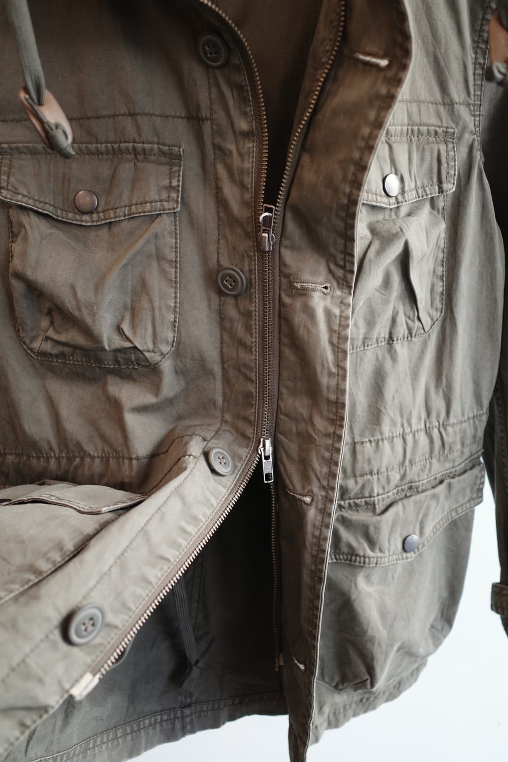 BACK NUMBER 백넘버 투웨이집업 야상 상품이미지6