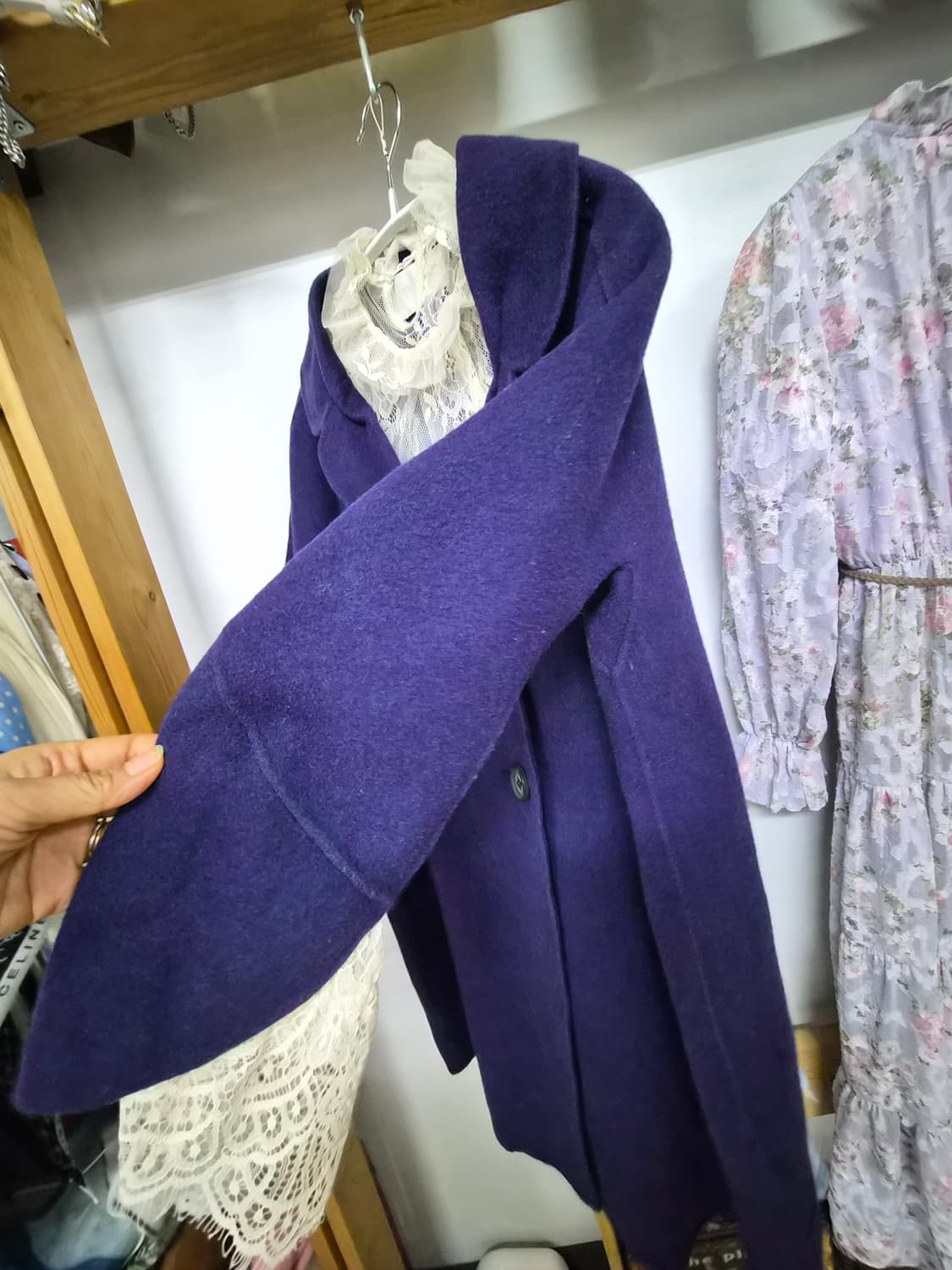 시스템  핸드메이드  코트 (Royal Purple) 상품이미지7