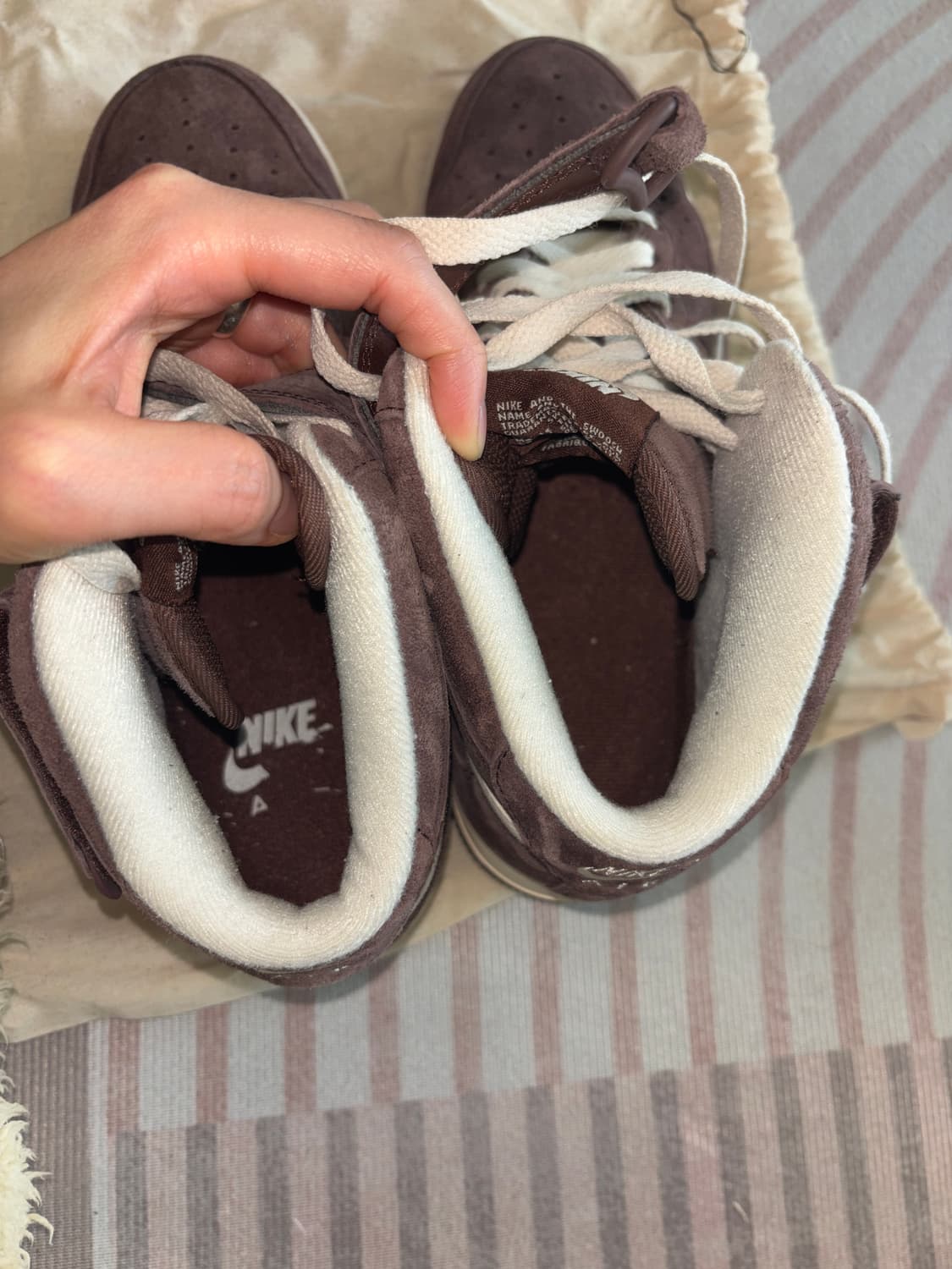 나이키 에어포스1 미드 07 QS 초콜릿 260 상품이미지5