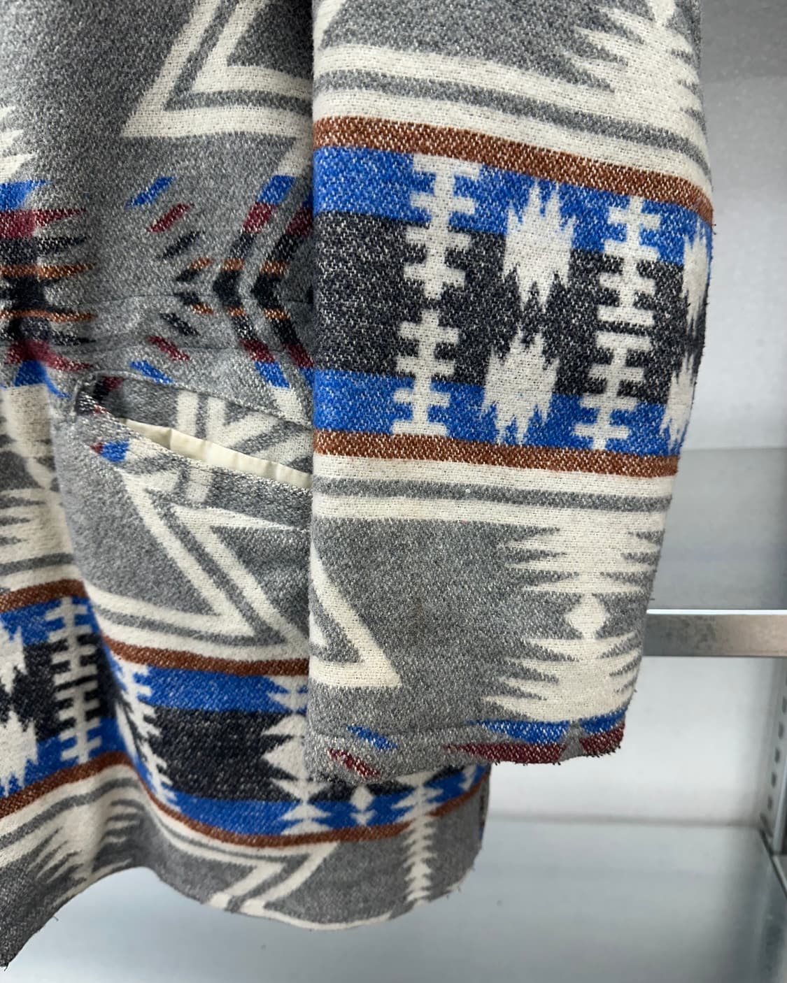 (L오버)80~90'S FRANCE 패턴 코트-M1339 상품이미지4