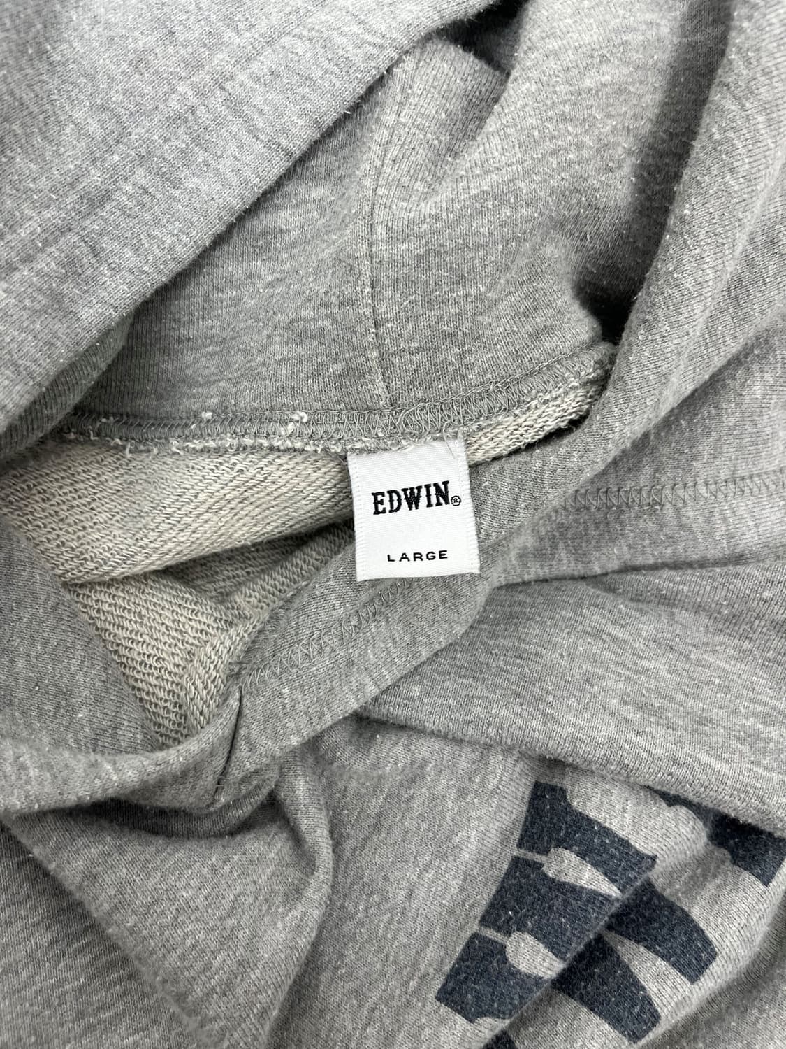 Edwin 회색 후드티 상품이미지5