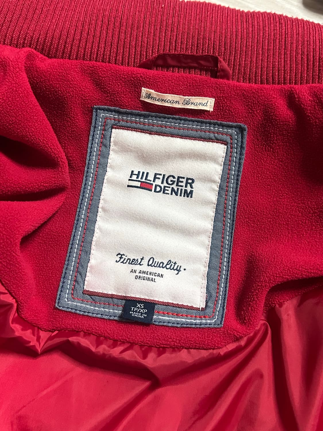 타미 힐피거 퀼팅 자켓 / 레드 / XS 상품이미지4