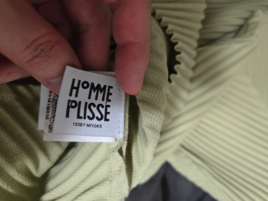 옴므플리세 JK102 베이지 국내매장판 상품이미지5