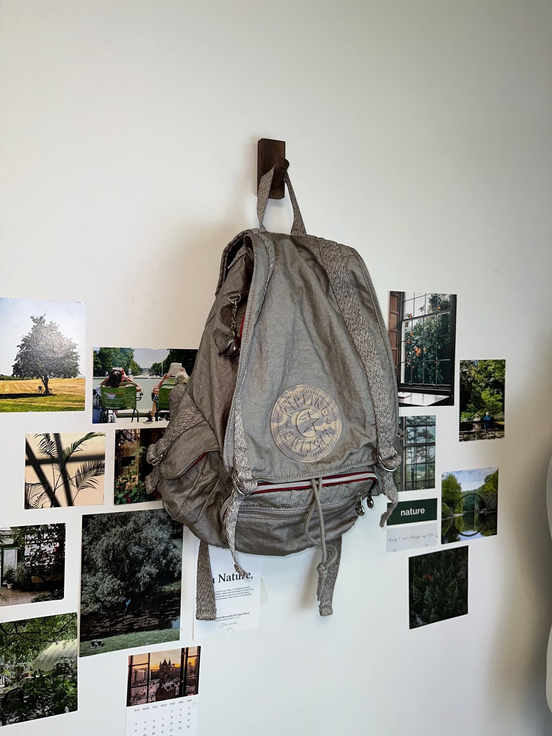 Kipling gray bokashi backpack 상품이미지2