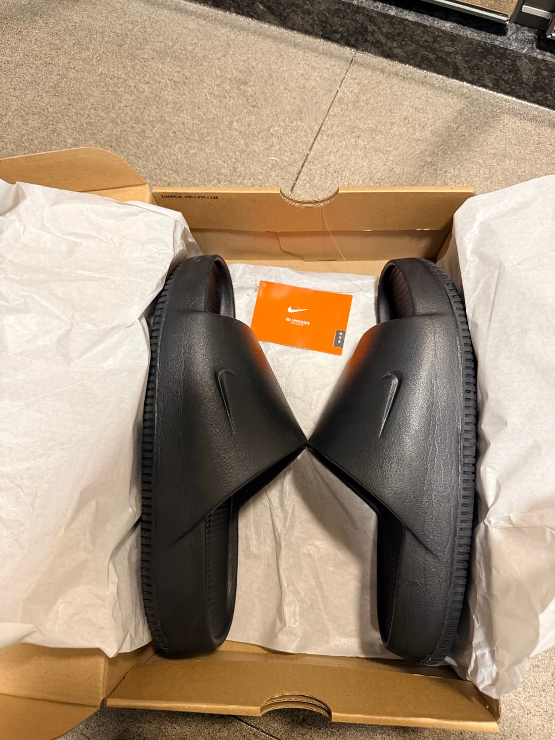 나이키 캄 슬라이드 블랙 290mm 상품이미지2