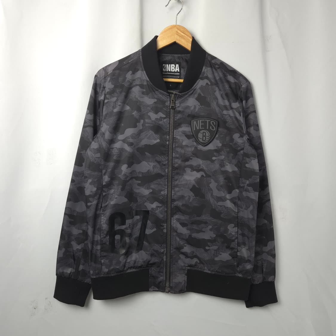 남L NBA 브루클린 네츠 카모 블루종 자켓(F236) 상품이미지1