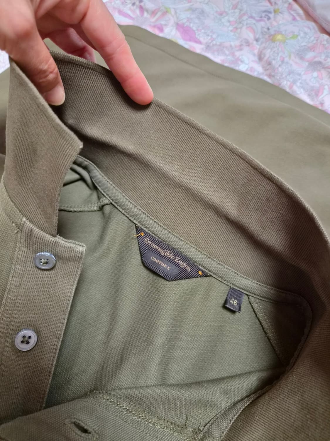 [명품] 에르메네질도 제냐 쿠튀르 XXX 피케 반팔 티셔츠 상품이미지5
