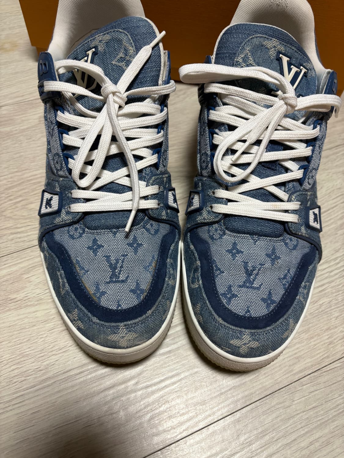 [9] 루이비통 트레이너 데님 슈즈 스니커즈 상품이미지3