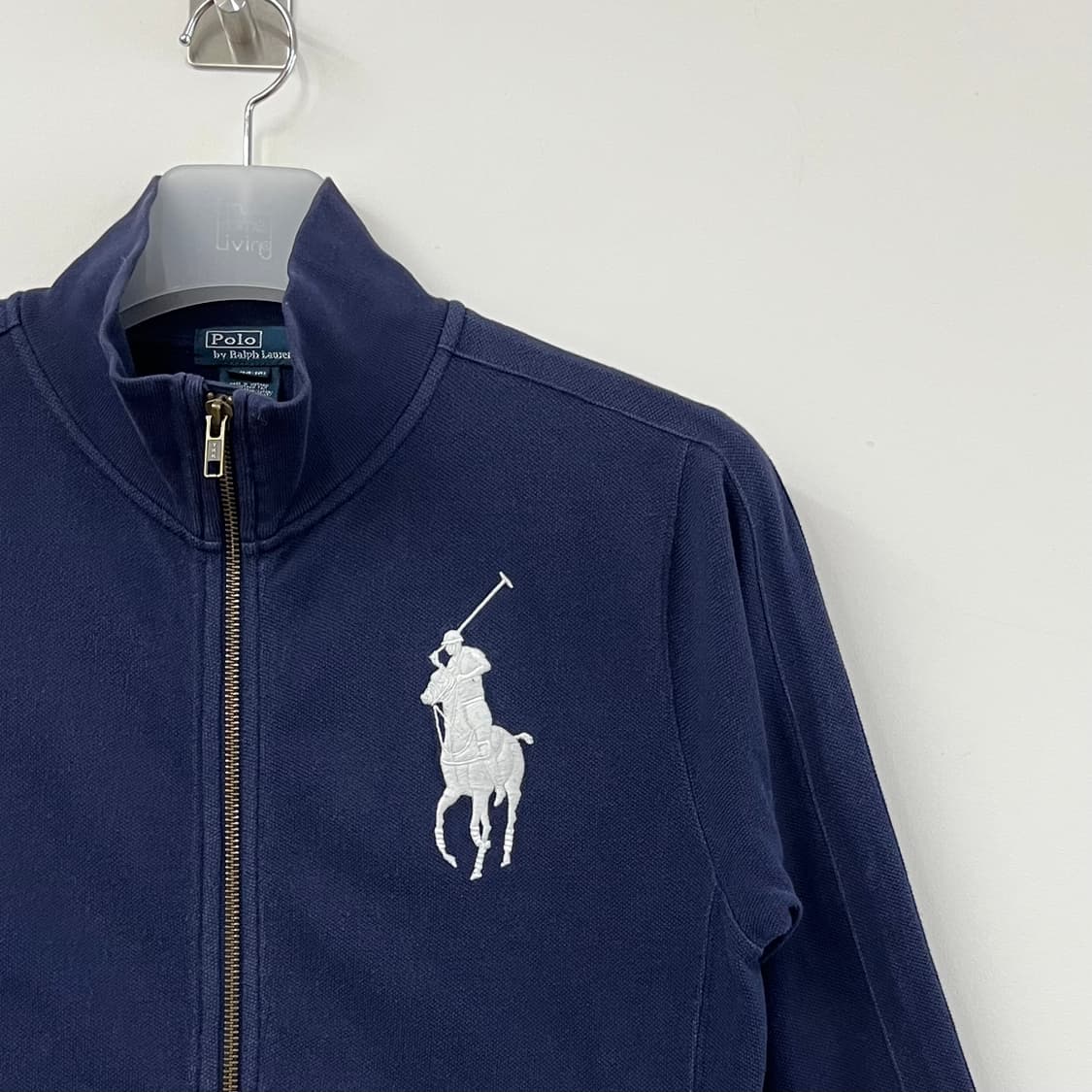 폴로 랄프로렌 빅포니 네이비 코튼 집업 자켓 상품이미지4
