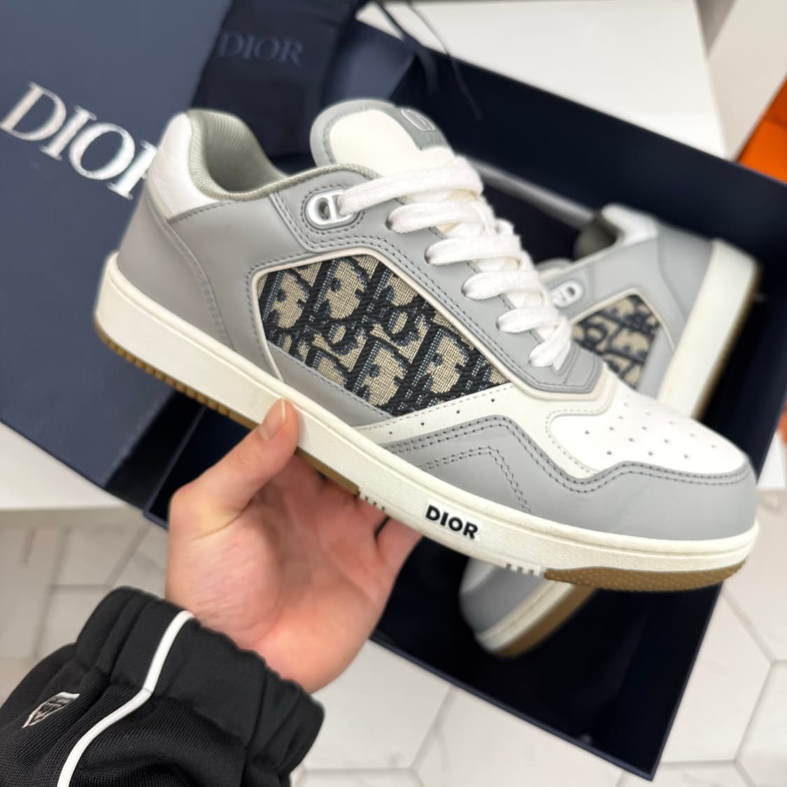 [41] 디올 오블리크 b27 스니커즈 그레이 상품이미지5