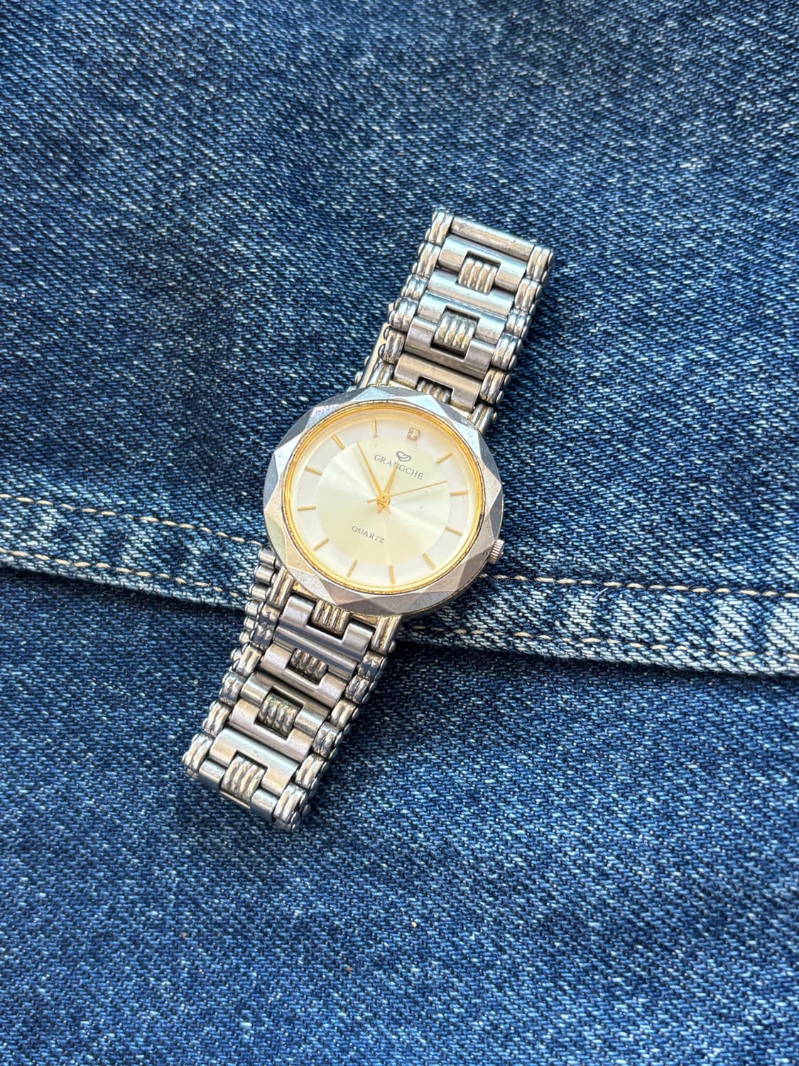 vintage grangche quartz metal watch 상품이미지1