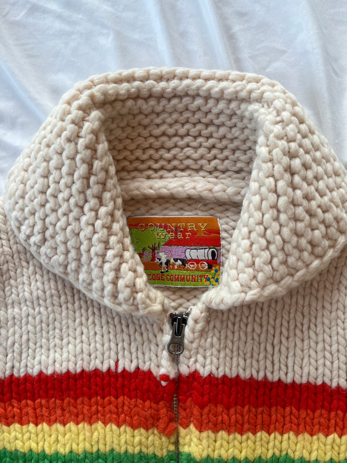 히스테릭 글래머 오존 커뮤니티 아카이브 카우틴 니트 스웨터 자켓 상품이미지7