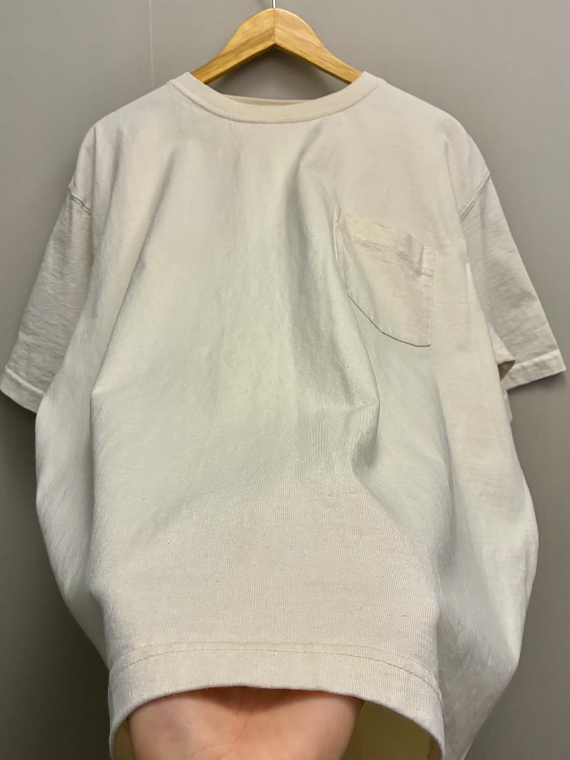 (XL)Camber USA 캠버 헤비웨이트 코튼 포켓 반팔티셔츠 크림 상품이미지6