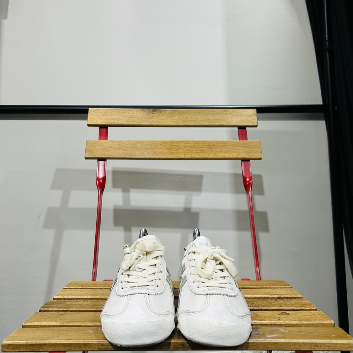 235) 오니츠카타이거 운동화 여성 여자 신발 멕시코66 화이트 실버 상품이미지2