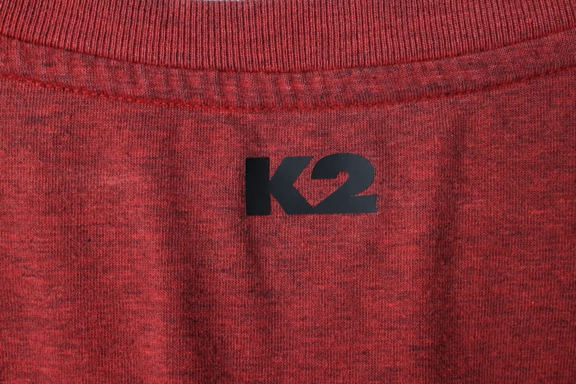 (L-XL) K2 케이투 반팔 티셔츠 빅로고 버건디 올드스쿨-H31175 상품이미지6