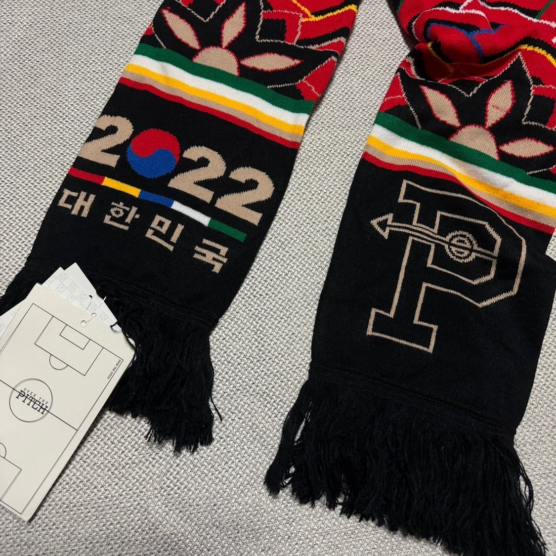 오버더피치 2022 대한민국 국대 축구 머플러 (새상품) 상품이미지2