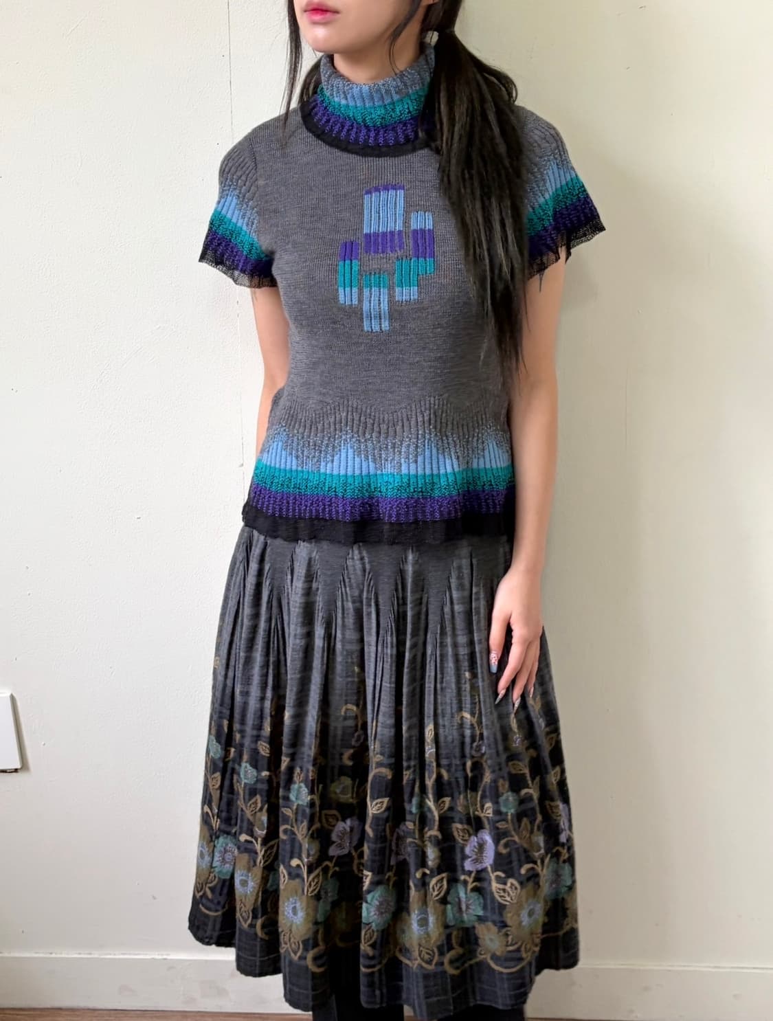 Chamois 그래픽 터틀넥 상품이미지5