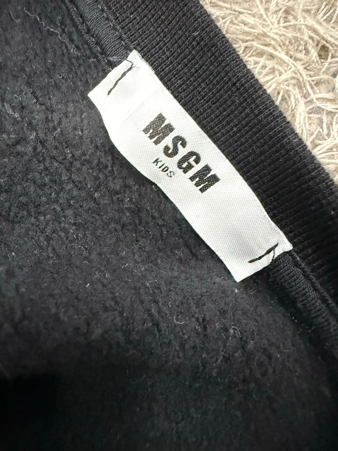 MSGM 큐빅 빅로고 잔기모 키즈 맨투맨 8 상품이미지4