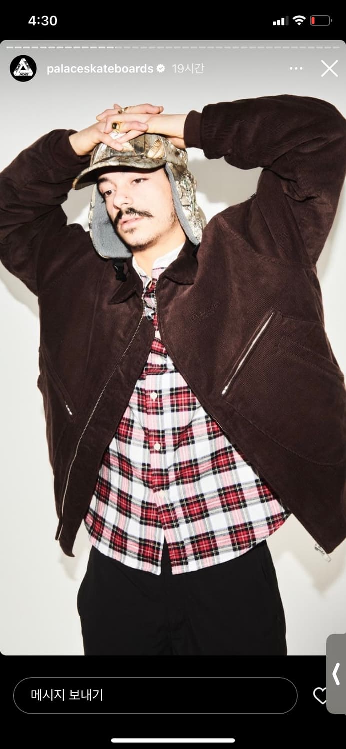 [s] 팔라스 코듀로이 ma-1 자켓 브라운 상품이미지1