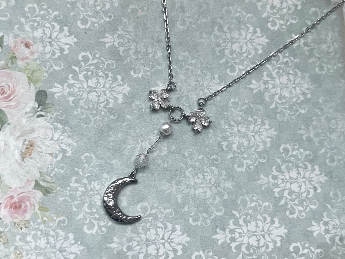 Mood Drop Necklace 달 드롭 써지컬 목걸이 상품이미지2