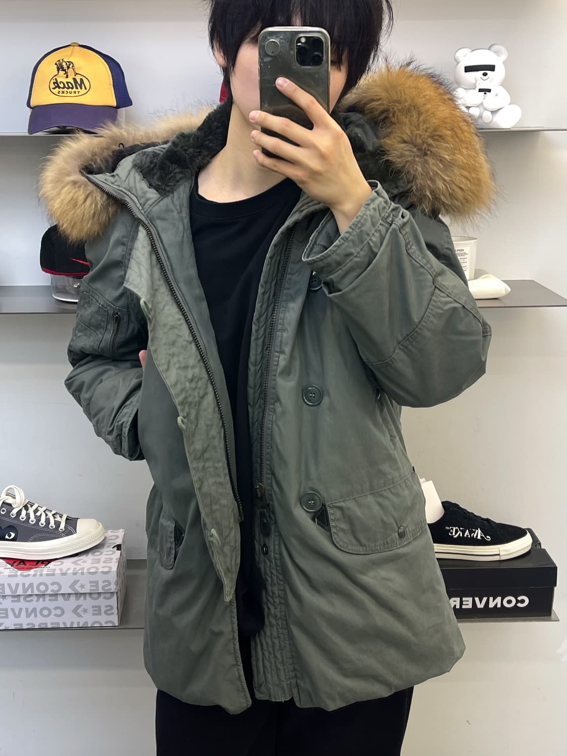 그린브리어 인더스트리 80s USAF 타입 N-3B 파카 상품이미지3