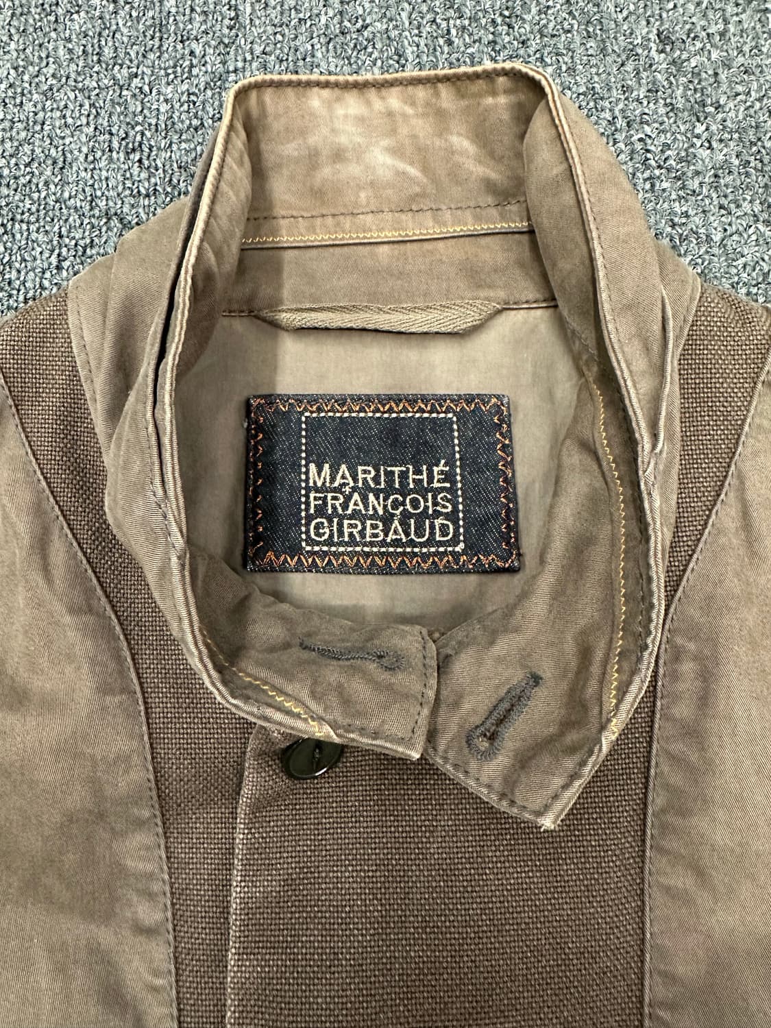 90’s 마리떼 프랑소와 저버 빈티지 레이어드 야상 트렌치코트 상품이미지6