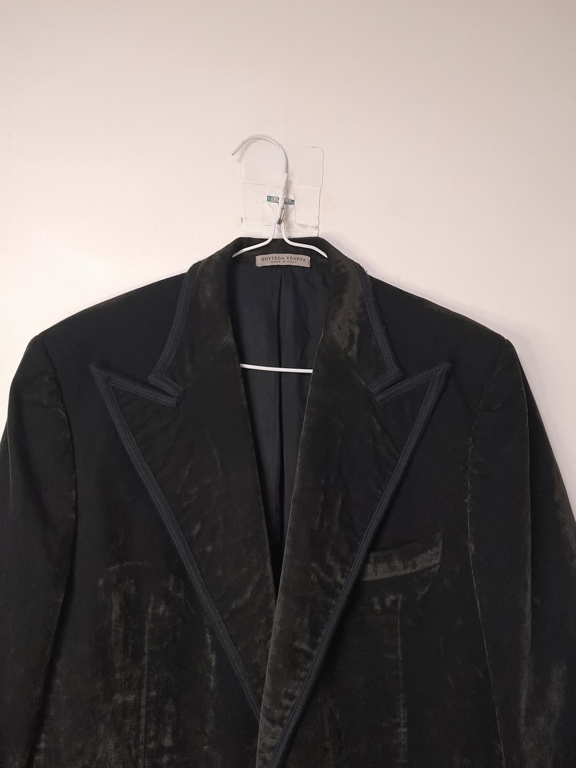 보테가베네타 다크그린 벨벳 블레이져 52/102 상품이미지3