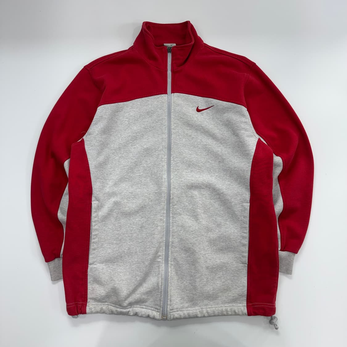 Nike 나이키 레드 로고 레드 그레이 집업 상품이미지3