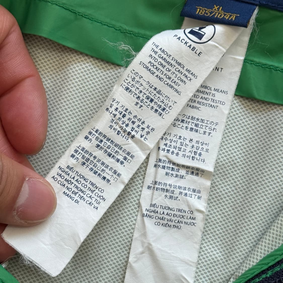 폴로랄프로렌 골프 나일론 반팔 반집업 아노락 XL 상품이미지6
