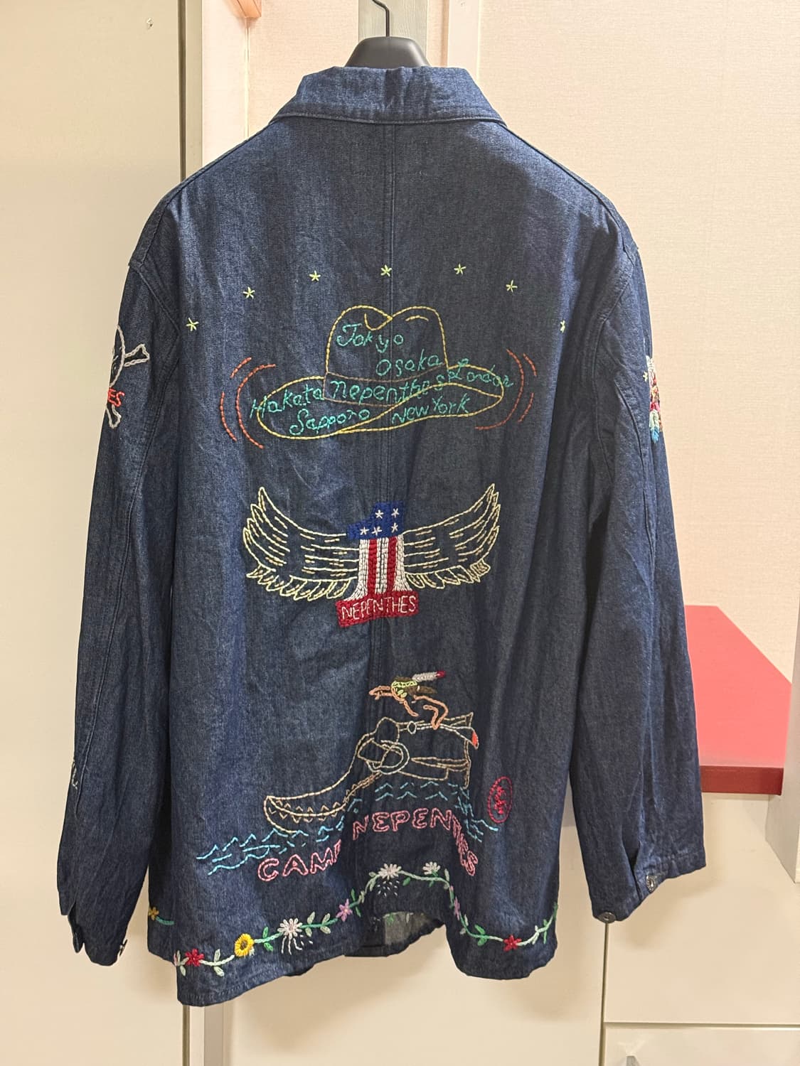 네펜데스 x 오타카라 NYC 데님 커버올 워크자켓 상품이미지2