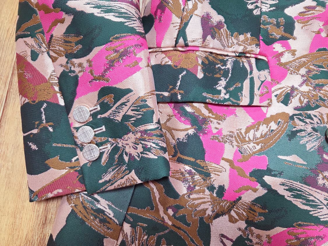 카렌밀렌(Karen Millen) 플로럴 자카드 테일러드자켓 66 새상품 상품이미지7