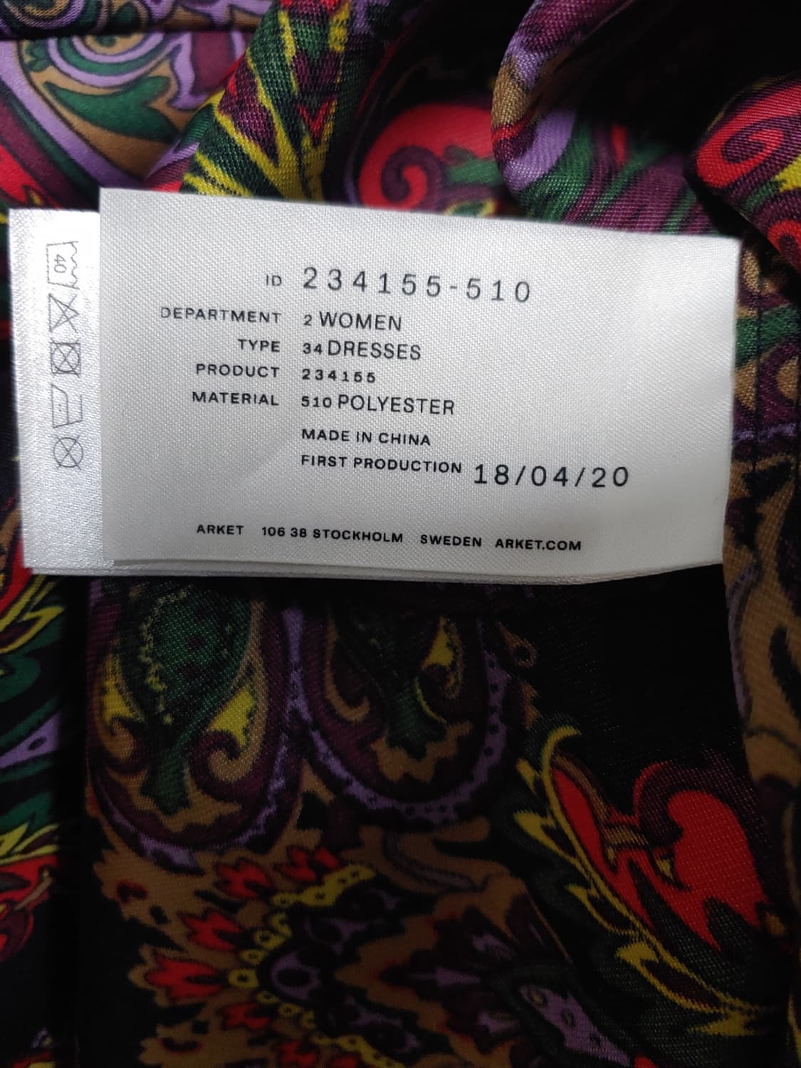 아르켓 롱 원피스 EU34 상품이미지6