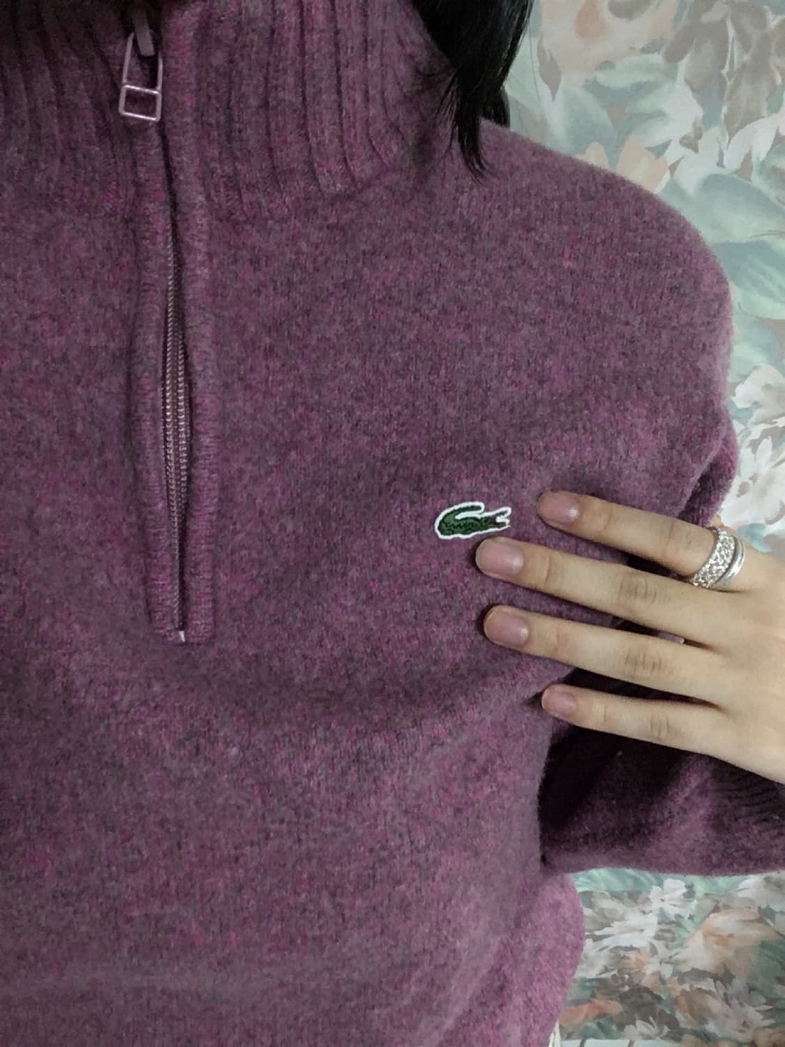 Lacoste vintage pink knitwear 상품이미지4