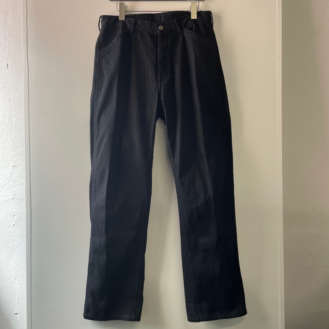 네이버후드 유틸리티 신치백 블랙 데님팬츠 상품이미지2