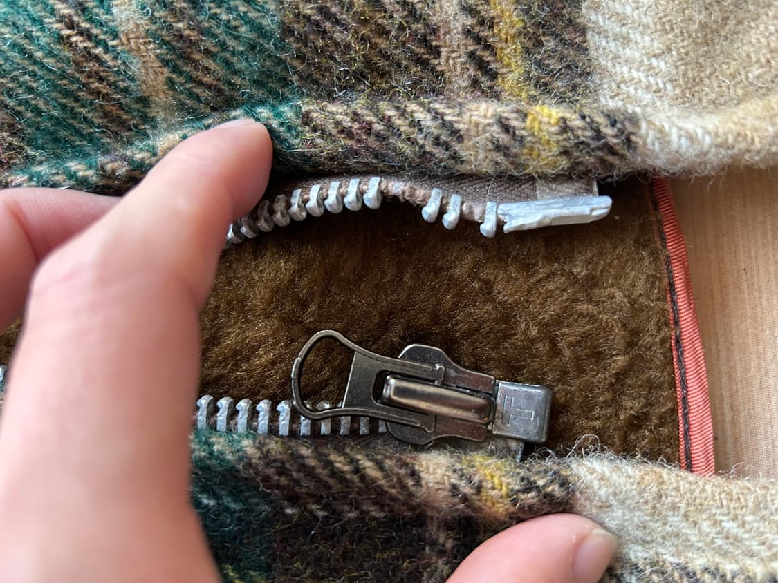 70‘s 울리치 체크 울파일자켓 상품이미지8