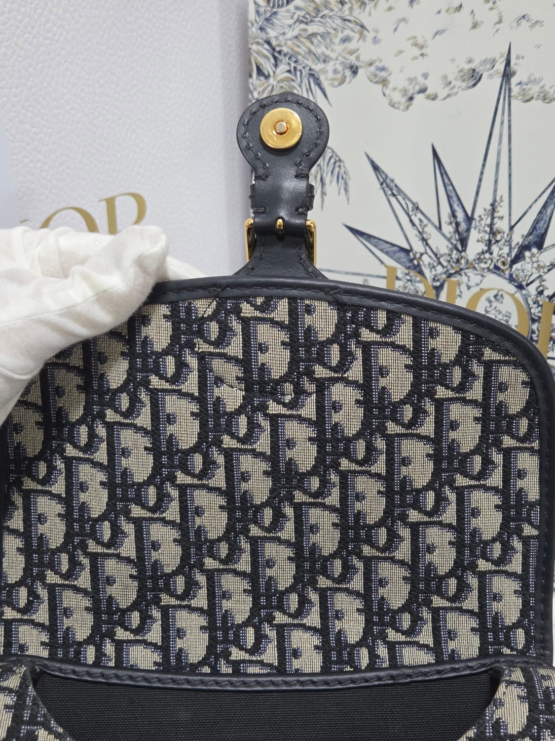 디올 오블리크 자카드 바비백 미디움 상품이미지6