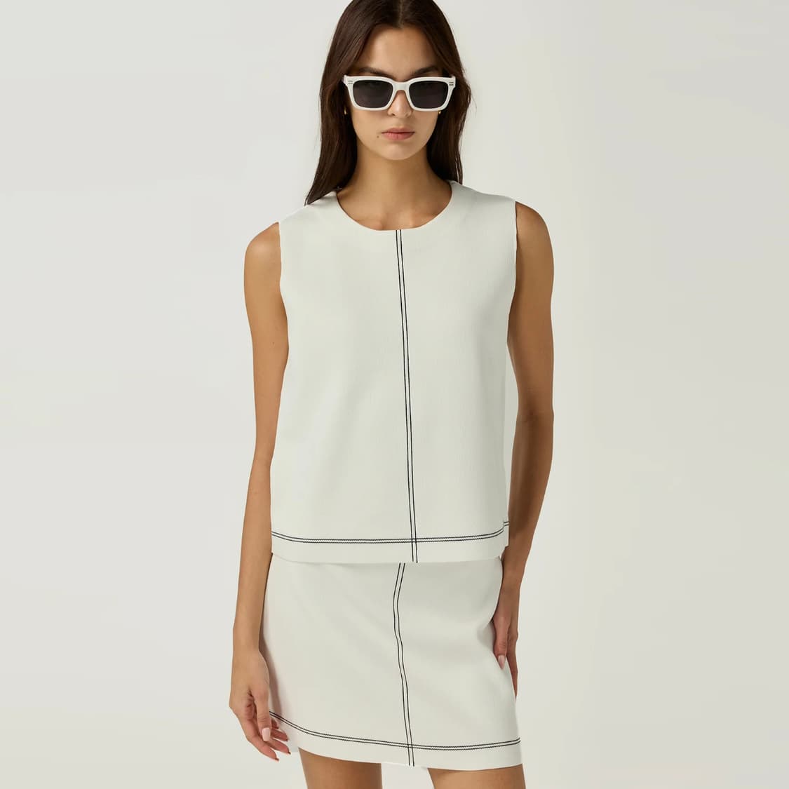 자라(ZARA) 파이핑 니트셋업 55 상품이미지2