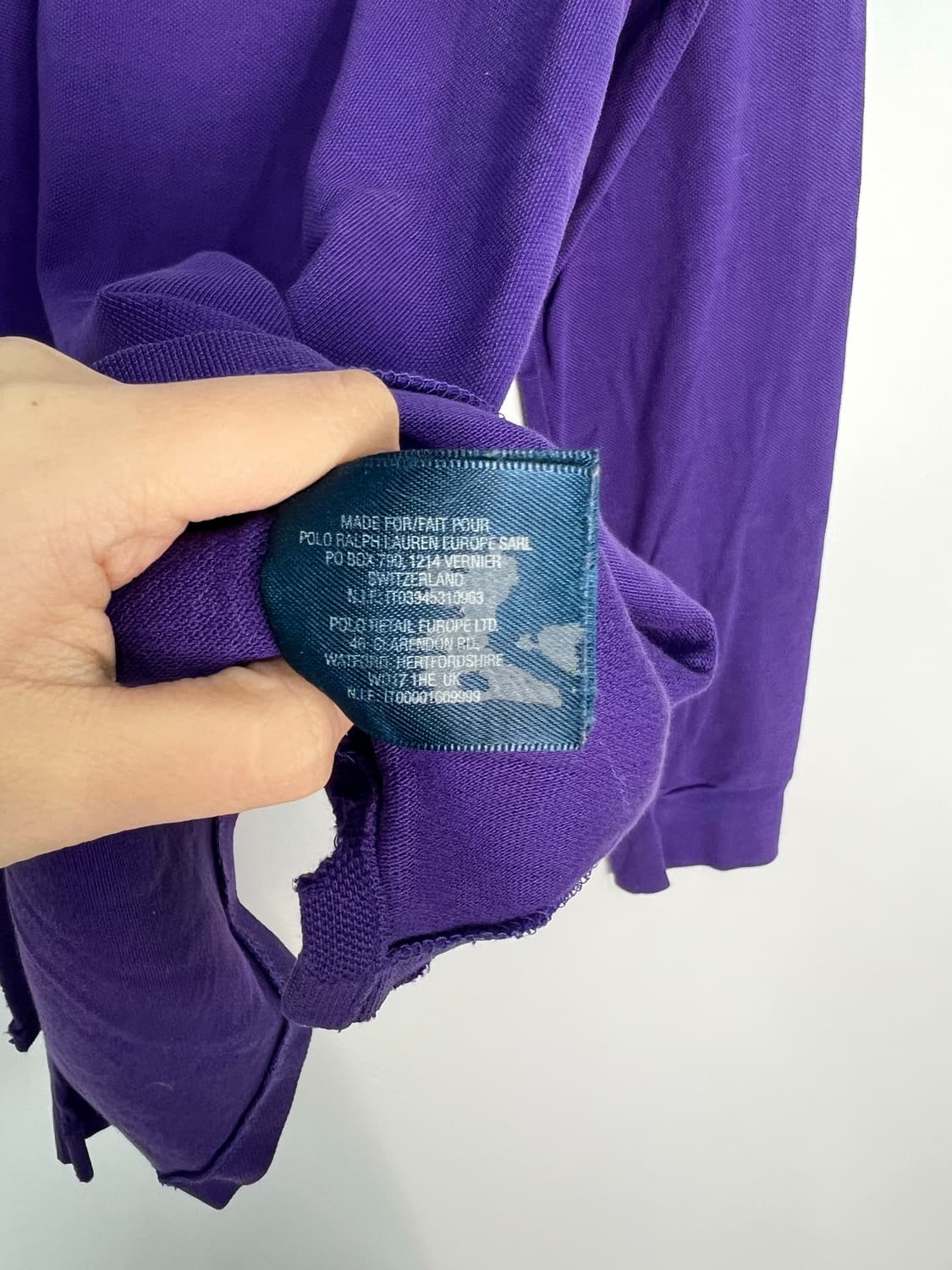 폴로 퍼플 긴팔티  상품이미지3