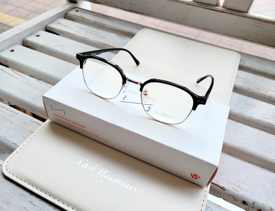 폴휴먼안경(PHF5244A 골드블랙하금테) 상품이미지2