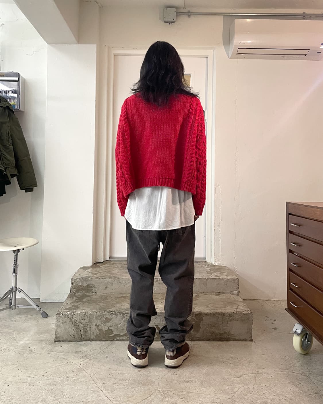 마리아노 Magliano 크루넥 스웨터 S 상품이미지10