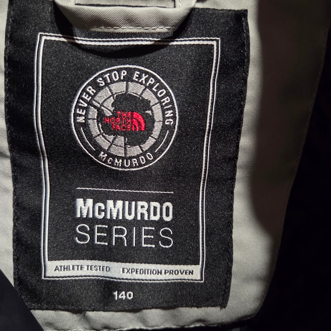 노스페이스 맥머도 키즈 패딩 140 상품이미지2