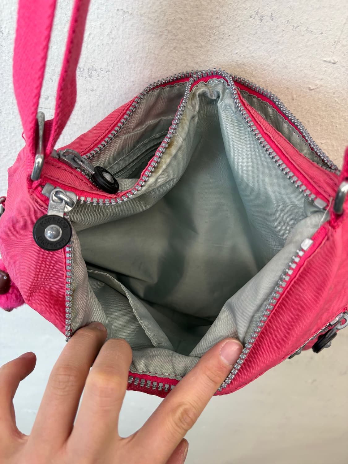 키플링 빈티지 핑크 크로스백 상품이미지8