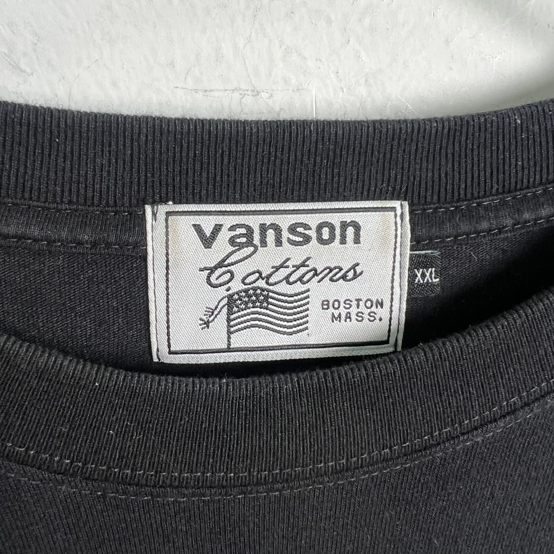 밴슨 레더 블랙 롱슬리브 2XL 상품이미지3