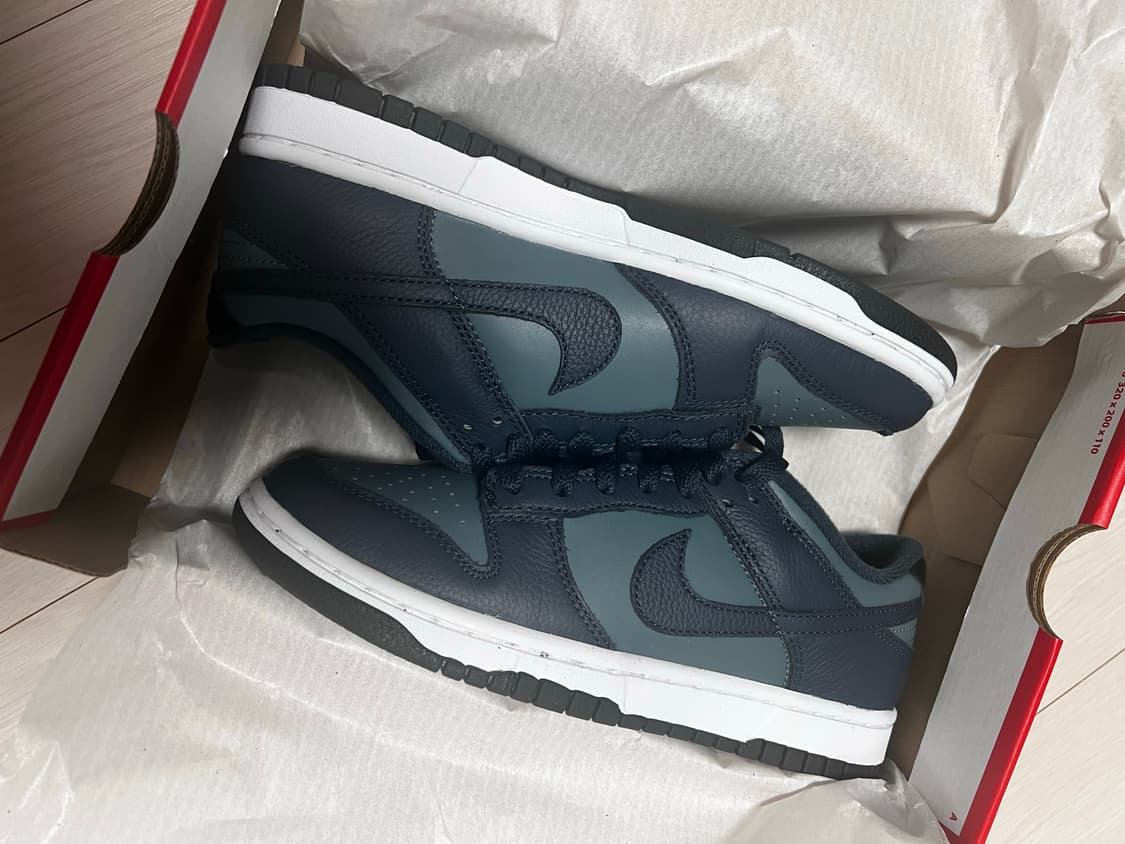 나이키 덩크 로우 레트로 프리미엄 미네랄 아머리 네이비 상품이미지2
