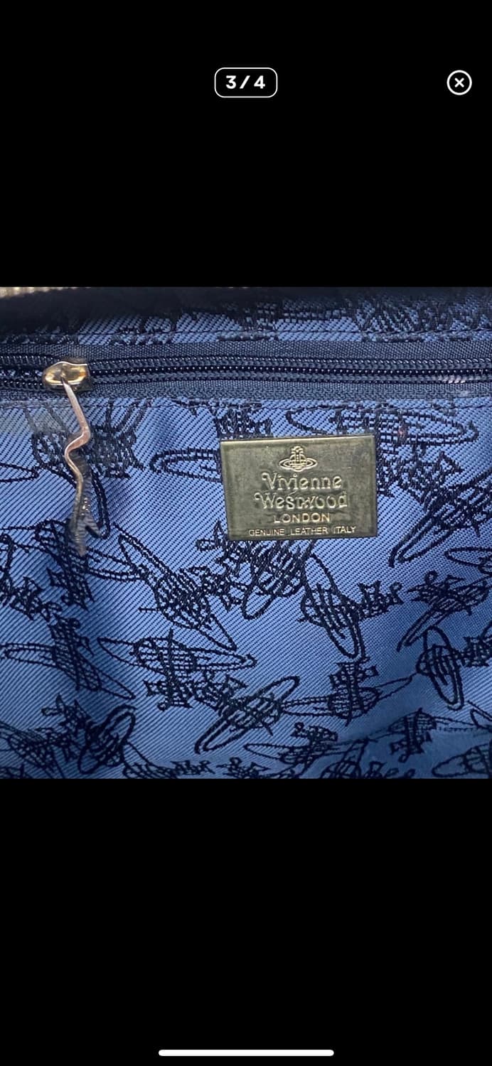 *급처 3월까지* 비비안웨스트우드 파이톤 뱀피가죽 가방 도트백 상품이미지3